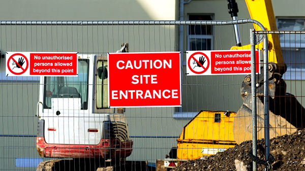 site-entrance-caution-sign